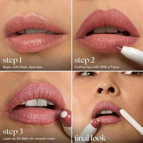 Miniatura 6 de Julep It's Balm Tint of Color Lip Balm - Almond Nude Color de labios hidratante con núcleo de vitamina E Acabado brillante natural Vegano y 16