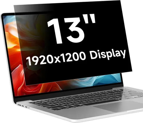 Miniatura 11 de Filtro de pantalla de privacidad para laptop de 13.3 pulgadas 1920x1080P (16:9), protector de pantalla antiluz azul, antirreflejos y antiarañazos