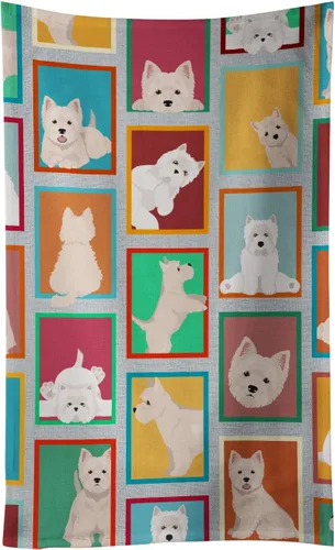 Miniatura 81 de Caroline's Treasures MLM1106KTWL Lots of Bichon Frise - Toalla de cocina para invitados, toalla de baño decorativa para cara, té, paño de cocina