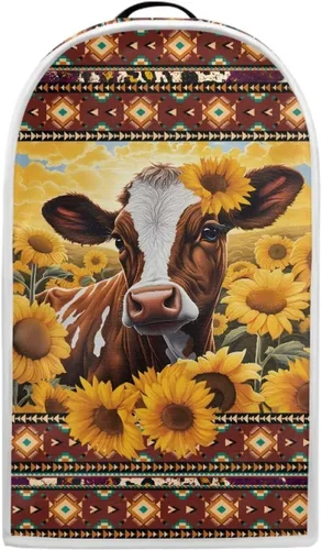Miniatura 2 de Aztec Cow - Funda para batidora de girasoles con mango superior, ligera, lavable, para cocina, cafetera, decoración de procesadores de alimentos