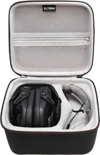 Miniatura 9 de LTGEM - Funda para orejeras delgadas de Walker's Razor, bolsa de transporte protectora de viaje de almacenamiento duro