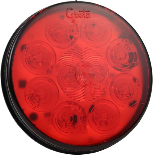 Miniatura 3 de Grote 53302 Supernova - Luz LED de giro de parada de 10 diodos con patrón de 10 diodos - STT, brida resistente al robo de acero inoxidable, pin