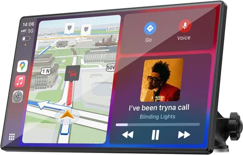 Miniatura 9 de Topexplore Pantalla Carplay de 9.26 pulgadas para automóvil con cámara de tablero de 2.5K y cámara de respaldo de 1080P, pantalla portátil