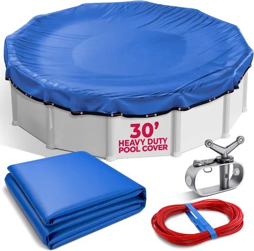 Miniatura 11 de Cubierta de piscina redonda de 12 pies para piscinas sobre el suelo, cubierta de piscina sobre el suelo, cubierta de piscina, cubierta de piscina