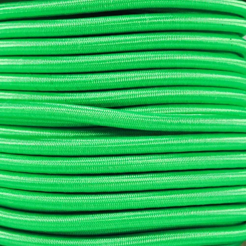 Miniatura 10 de Paracord Planet Cuerda elástica de nailon de 1/4 de pulgada Fabricado en los Estados Unidos Negro, 10 pies