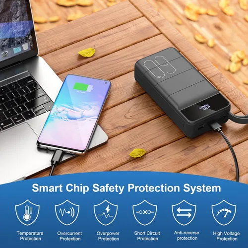 Miniatura 2 de Cargador portátil de 60000 mAh, carga rápida, 22.5 W, PD4.0 y QC 4.0 con cargador de batería USB C, cargador portátil de alta capacidad, cargador