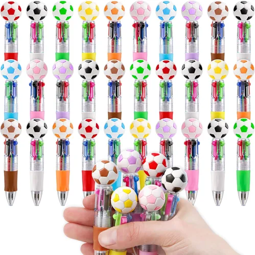 Miniatura 11 de CZWZ 8 piezas de bolígrafos de cuentas navideños, bolígrafos de plástico con cuentas y cuentas de silicona multicolor, bolígrafos navideños
