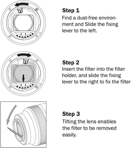 Miniatura 5 de Haida Lente trasera Filtro ND Multicoated Vidrio Óptico Resistente al Agua y al Aceite Nano Recubrimiento (Lente Trasera 3 Kit de Filtro ND)