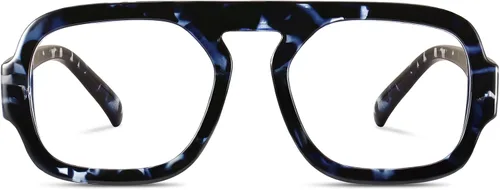 Miniatura 8 de Aviator Blue Light Blocking Glasses for Women Men Square Flat Top Computer TV Eyeglasses Anti Eyestrain