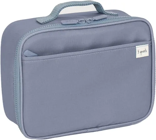 3 Sprouts Lonchera para niños, niños y niñas, lonchera aislada para niños y niñas, perfecta para la escuela y los viajes, Loncheras para niños y Azul