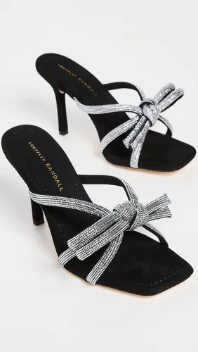 Miniatura 4 de Loeffler Randall Sandalias de tacón con lazo de cuero Margi para mujer