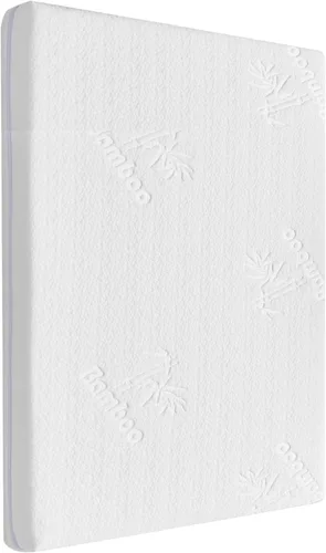 Miniatura 9 de Colchón de moisés de 30 x 15 pulgadas para Dream On Me Lacy: colchón de espuma viscoelástica de gel de doble cara de 2 pulgadas de grosor, apto