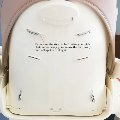 Miniatura 3 de Correa de repuesto para silla alta, Baby Trend - Arnés ajustable para silla alta de cinco puntos, accesorios para silla alta