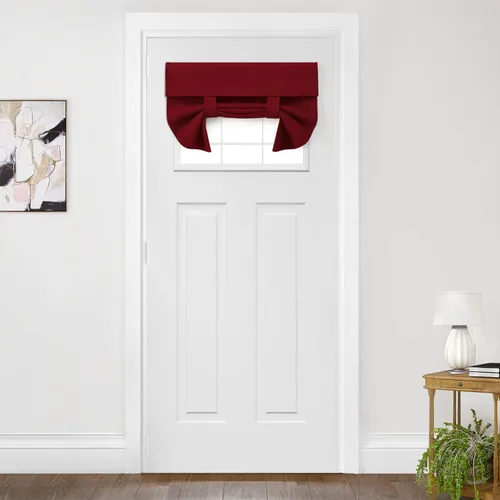 Miniatura 34 de HOMEIDEAS Cortinas Opacas para Aula para Puerta Principal, Cubierta de Ventana de Puerta de Aula, Persianas de Privacidad con Aislamiento Térmico