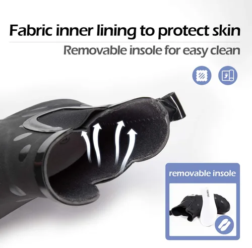 Miniatura 3 de PENNYSUE Botas de lluvia impermeables para mujer botines Chelsea cortos antideslizantes