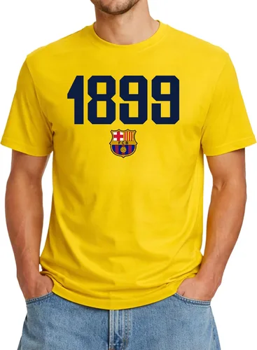 Miniatura 26 de Icon Sports Officially Licensed FC Barcelona Cotton T-Shirt - Unisex Adult azul