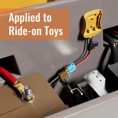 Miniatura 4 de RVBOATPAT Adaptador de batería de rueda eléctrica compatible con batería Dewalt de 20 V con conector de arnés de cables compatible con juguetes