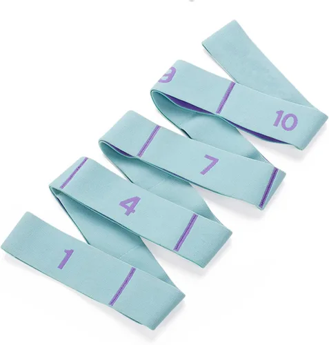 Miniatura 8 de Banda elástica de 11 bucles - Correa de estiramiento para yoga, pilates, ballet y fisioterapia para flexibilidad, estiramiento de piernas y 11