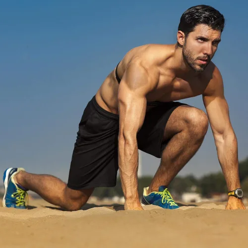 Miniatura 3 de Pantalones cortos deportivos para hombre con bolsillos y cintura elástica, de secado rápido, pantalones cortos de entrenamiento para hombre