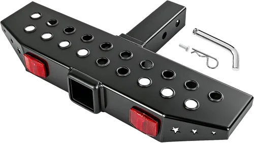 Miniatura 7 de DICMIC Protector de parachoques de remolque antideslizante y óxido para la mayoría de automóviles, SUV, camionetas, con receptor de 2 pulgadas