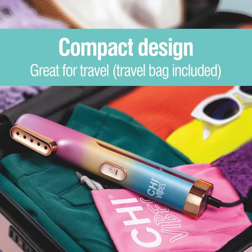 Miniatura 2 de CHI VIBES - Vaporizador de mano para ropa, tela y cortinas, 5 minutos de vapor continuo, removedor de arrugas portátil para el hogar y viajes