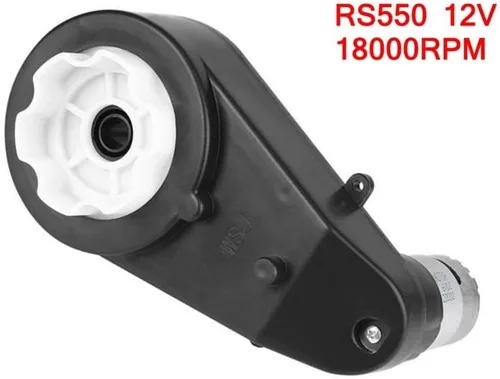 Miniatura 4 de Reemplazo del motor de caja de cambios eléctrica de 12 V, RS390 RS550, transmisión de CC de alto par para montar en autos de juguete, engranajes