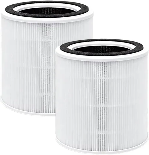Nispira TT-AP005 Filtro de repuesto para purificador de aire TaoTronics 3 en 1 True HEPA Smoke Dust VOCs Remover, 2 paquetes