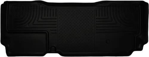Miniatura 17 de Husky Liners Tapetes Weatherbeater Compatible con Ford F-250/F-350 doble cabina SOLO 2011-2016 Fila 2, 1 pieza, negro - 19701