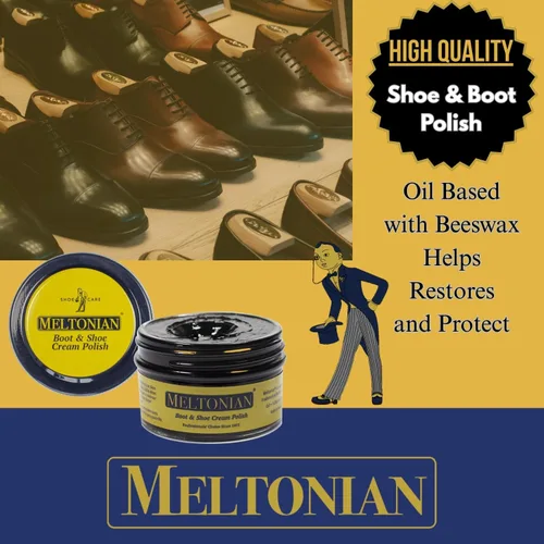 Miniatura 5 de Meltonian Betún en Crema para Zapatos, Betún para Botas, Betún para Zapatos de Cuero a Base de Aceite con Cera de Abejas, Restaura y Protege, Más