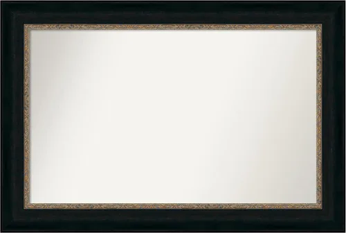 Miniatura 212 de Amanti Art Espejo personalizado, espejo de baño de bronce Milano, espejo de pared o espejo de tocador de baño sobre el fregadero