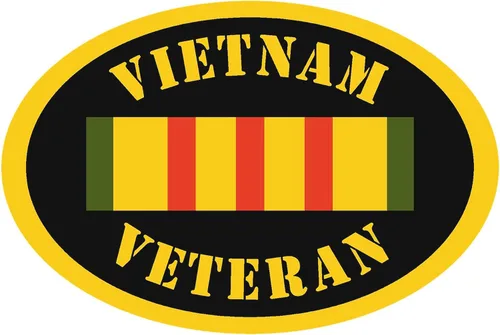 Miniatura 2 de CafePress Etiqueta engomada del coche de la etiqueta engomada del parachoques de la etiqueta del veterano