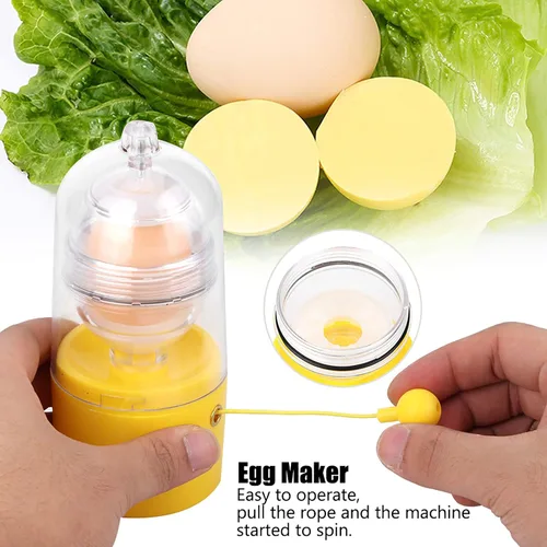 Miniatura 5 de Fdit Batidor portátil de huevos batidor de huevos de oro de mano para hacer huevos de yema de huevo, mezclador blanco, accesorios de cocina