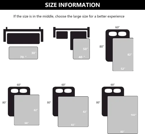 Miniatura 5 de Manta impermeable para perro, funda antideslizante para sofá para mascotas, lavable, protector de muebles para cama, resistente al cabello, 52 x 82