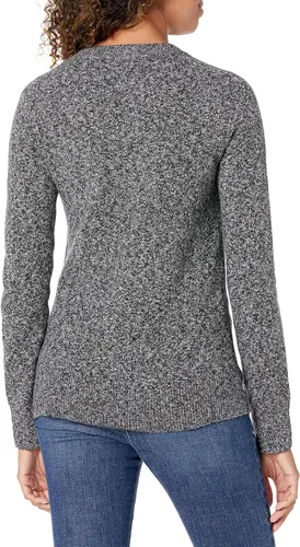 Miniatura 2 de Tienda Essentials Suéter de manga larga con cuello redondo suave al tacto para mujer