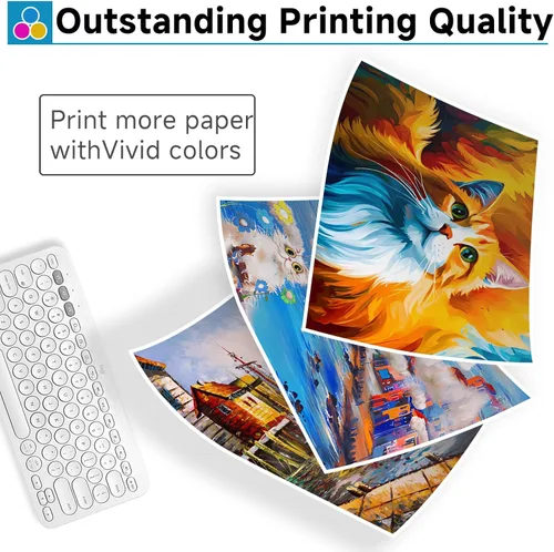 Miniatura 4 de Skyink 65XL Cartucho de tinta de reemplazo para HP Ink 65 XL (Paquete combo negro y color) para impresoras HP65 5055 5000 5052 5010 5070 5014 3755