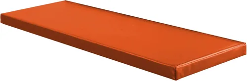 Miniatura 10 de Tapete largo para banco de 2 y 3 plazas para interiores y exteriores, con lazos de fijación, almohadilla de asiento de banco de piel sintética, Beige