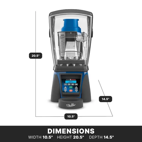 Miniatura 6 de Waring Sistema de mezcla de elipse comercial, motor dual de 3.5 caballos de fuerza y sistema Dasher, tarro de copoliéster de 32 onzas y recinto