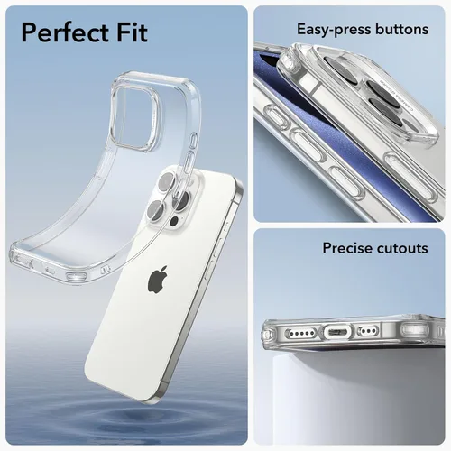 Miniatura 4 de ESR Funda Transparente para iPhone 14 Plus, Funda de Silicona Delgada a Prueba de Golpes, Resistente al Amarilleo, Funda de Teléfono TPU