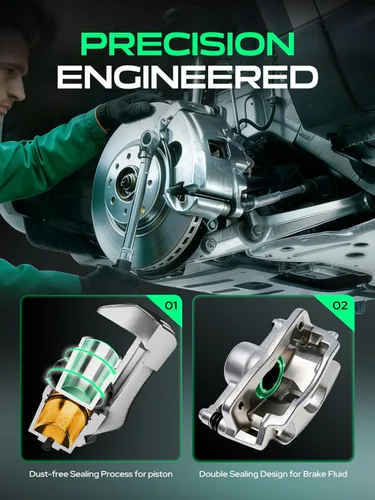 Miniatura 6 de Juego de 2 pinzas de freno trasero de repuesto para Chevrolet Silverado 1500 GMC Sierra 1500 Cadillac Escalade