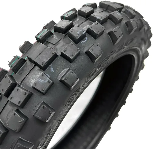 Miniatura 2 de MMG Juego de 2 mini neumáticos Knobby 2.50/10 tipo tubo delantero o trasero todoterreno patrón de motocross