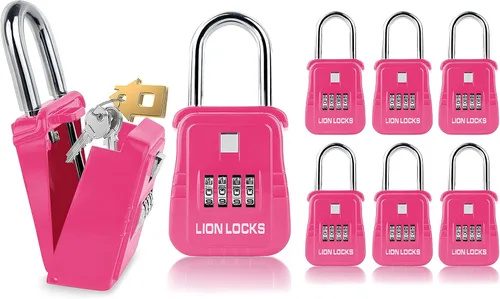 Lion Locks Caja de Seguridad para Llaves 1500 con Código, Caja de Seguridad para Llaves al Aire Libre, Caja de Seguridad de Agente Inmobiliario para