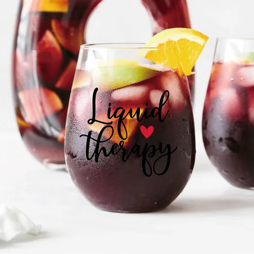 Miniatura 3 de AGMDESIGN Divertida copa de vino de terapia líquida para terapeuta, regalos de agradecimiento para mujeres, hombres, enfermeras, médicos