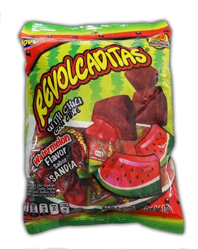 Miniatura 8 de Jovy Revolcaditas con sabor a chile y mango Bolsa de 6 onzas Caramelo mexicano