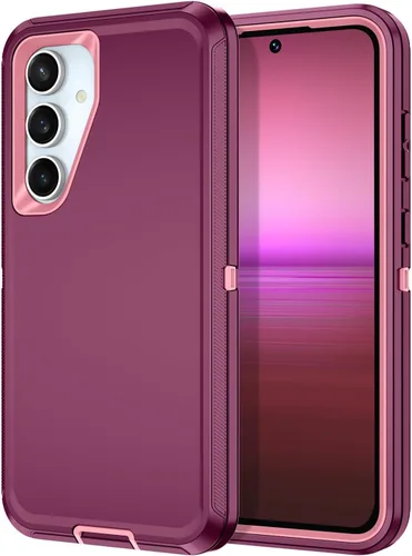 Miniatura 49 de I-HONVA para Samsung Galaxy S21 FE 5G, Funda Resistente a Golpes, Polvo y Caídas de 3 Capas, Protección Completa del Cuerpo
