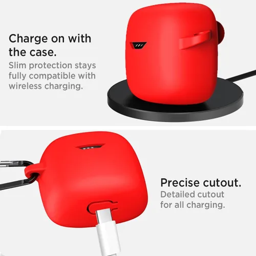 Miniatura 6 de Miimall Funda compatible con Tune Flex 2, a prueba de golpes, a prueba de polvo, a prueba de arañazos, puerto de carga reservado, funda de silicona