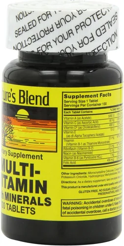 Miniatura 2 de Nature's Blend NAT B MULTIVITAMIN & MIN TB, surtido, 100