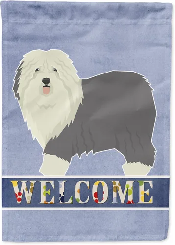Miniatura 10 de Caroline's Treasures CK3704GF Bandera de jardín de bienvenida de Akita Shepherd Black and Tan - Bandera decorativa para patio exterior, patio