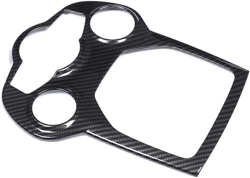 Miniatura 6 de Pegatina de fibra de carbono ABS cromada para el interior del coche, para Alfa Romeo Giulia Stelvio 2017 2018 2019 (fibra de carbono, artículo 1)