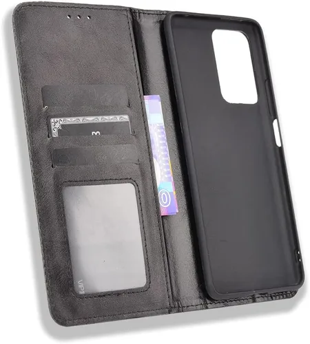 Miniatura 4 de Jielangxin Keji Funda para Xiaomi 11T Pro Caso,Funda para Xiaomi 11T/Mi 11T Pro Case PU Cuero Flip Cover Negro