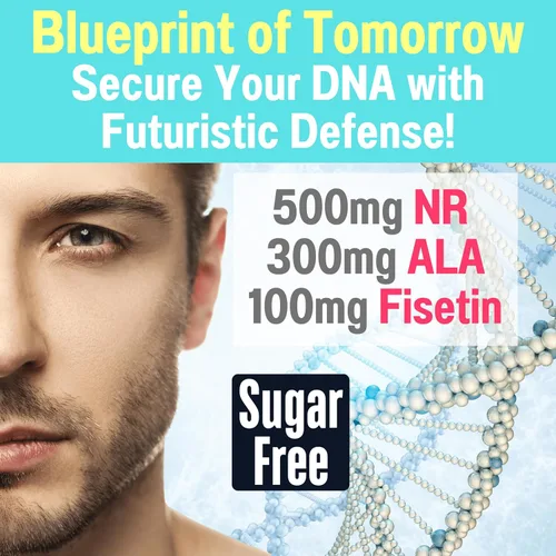 Miniatura 5 de Gomitas sin azúcar de 1500 mg NAD+ NAD + Plus NR TMG ALA Trans-Resveratrol Fisetina Suplementos Nicotinamida ribósido trimetilglicina ácido alfa